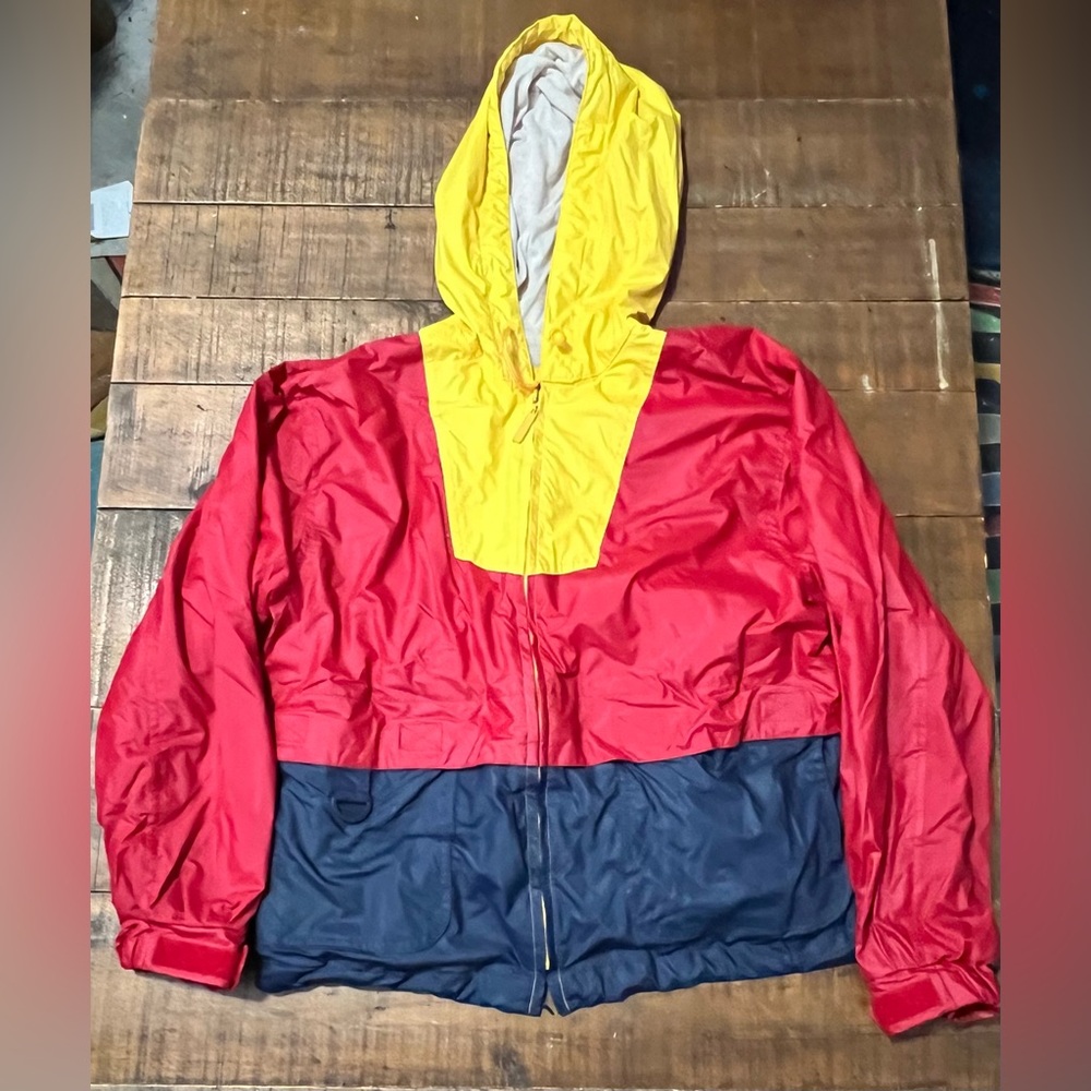 London Fog Mens Hooded Rain Jacket Wind Breaker Small